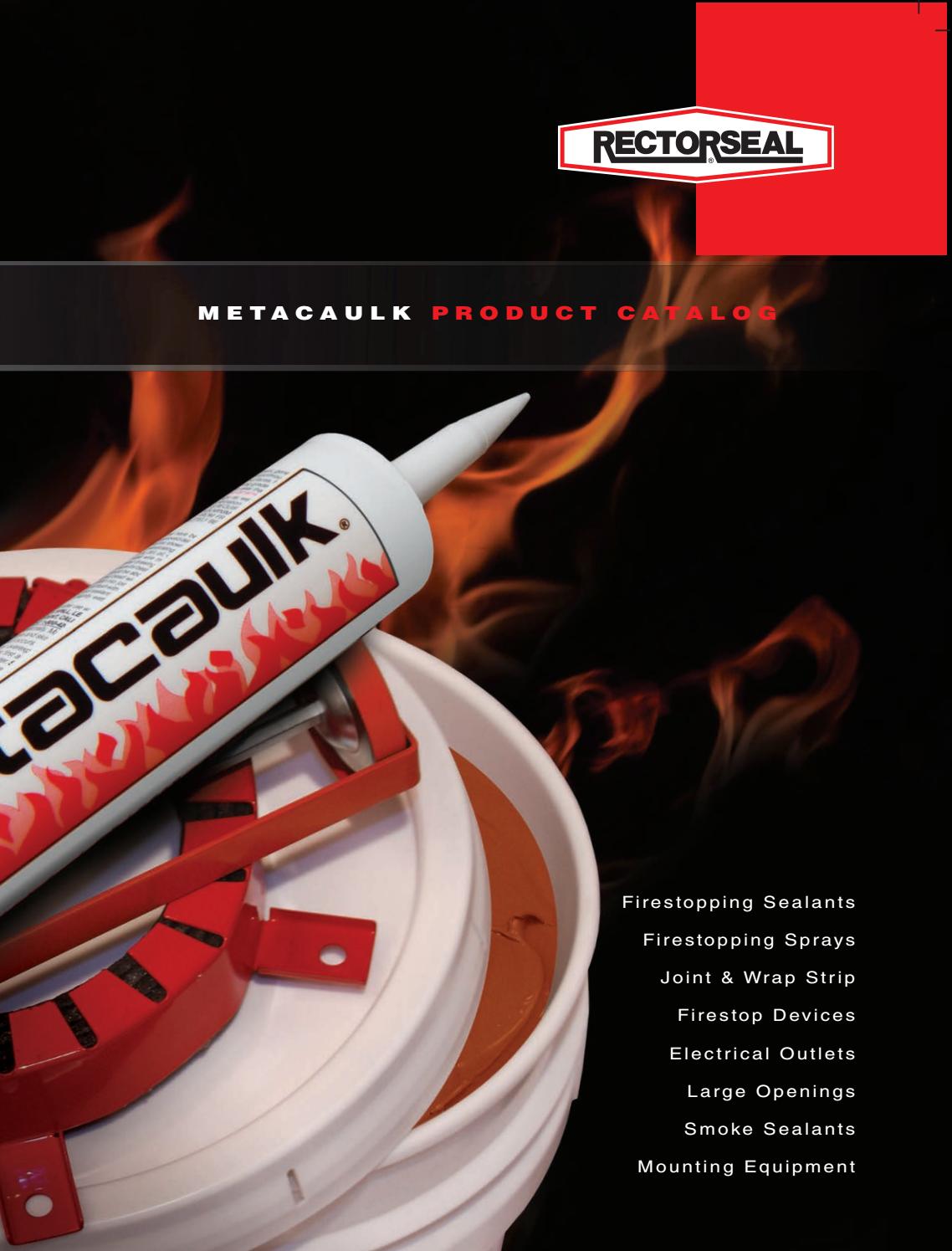 Rectorseal Metacaulk Catalog by Ram Tool Construction Supply Co. Issuu