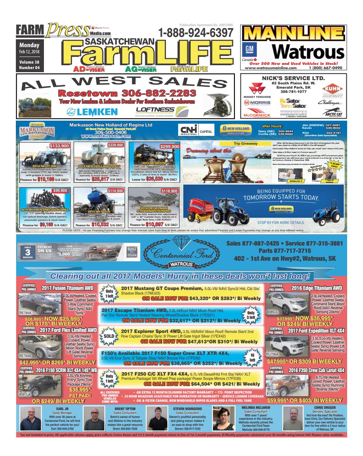 Saskatchewan Farm Life, February 12, ...