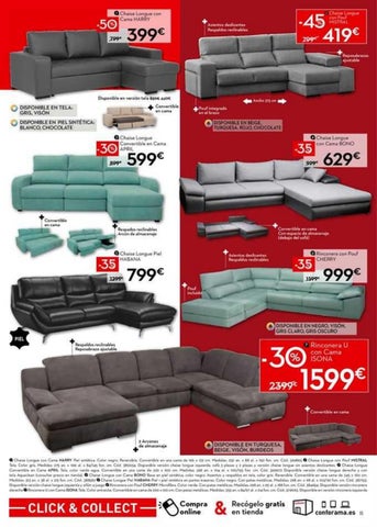Ofertas Supermercados 家具目录 conforama descuentos 英文 sofás y salones 第 11 页
