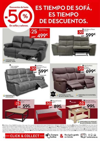 Ofertas Supermercados 家具目录 conforama descuentos 英文 sofás y salones 第 12 页