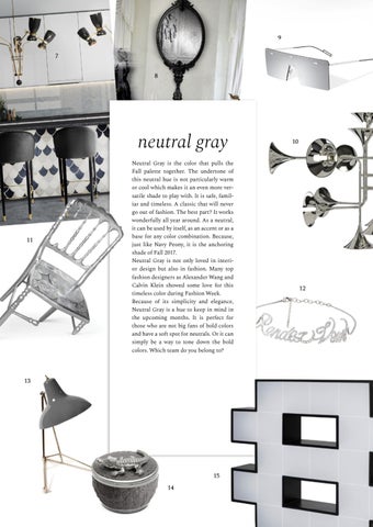 Trend Design Book 灯饰目录 · TREND DESIGN BOOK 2018 | Neutral Gray 第 5 页