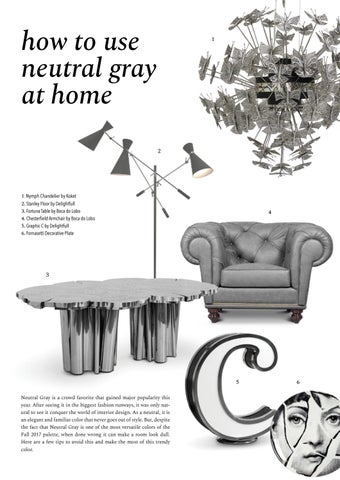 Trend Design Book 灯饰目录 · TREND DESIGN BOOK 2018 | Neutral Gray 第 7 页