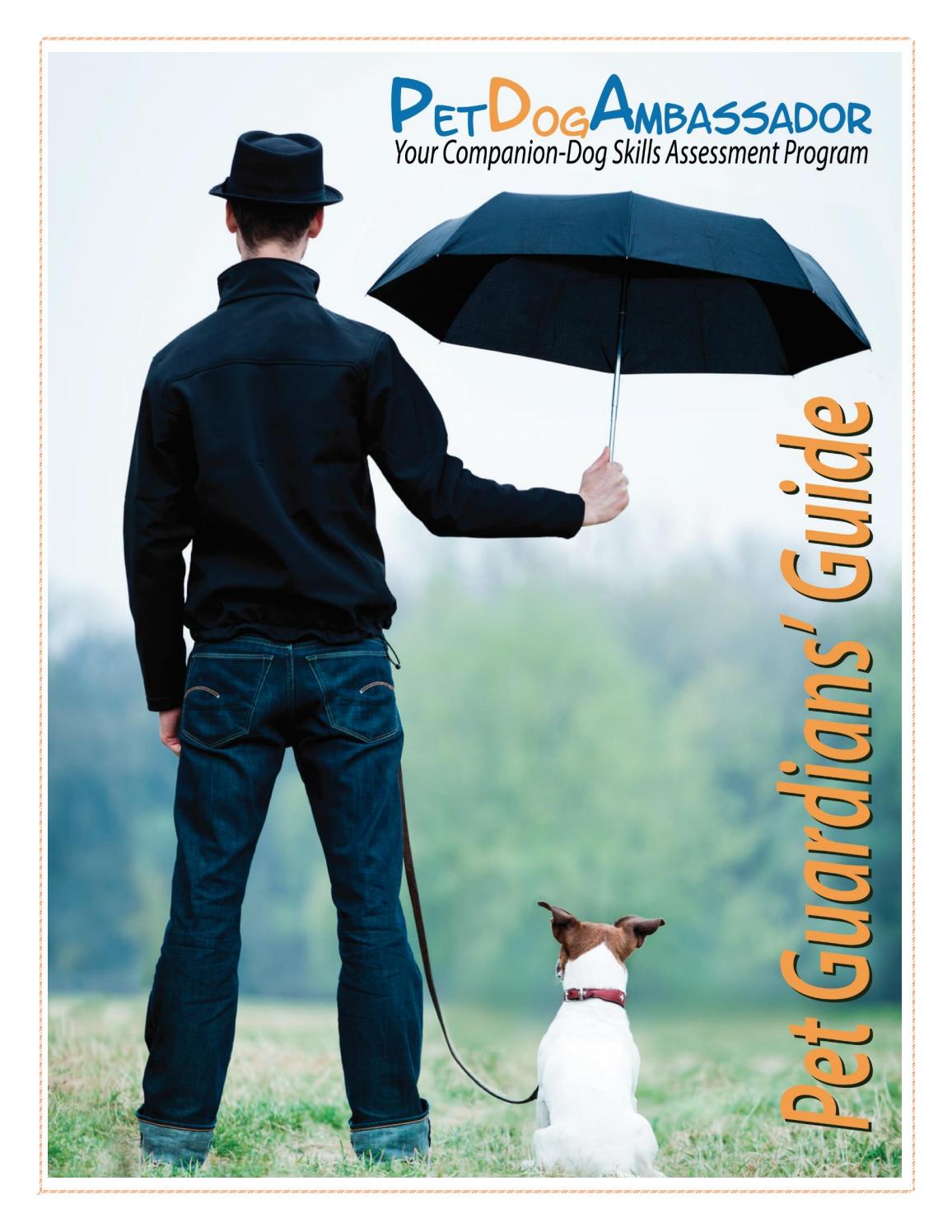 Pet Dog Ambassador Pet Guardian Guide by The Pet Professional Guild