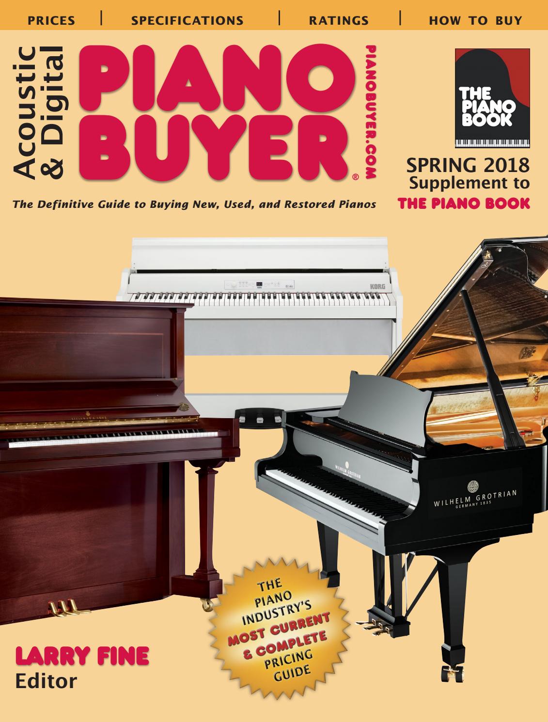 Piano Buyer - Spring 2018 by Moore Creative - Issuu