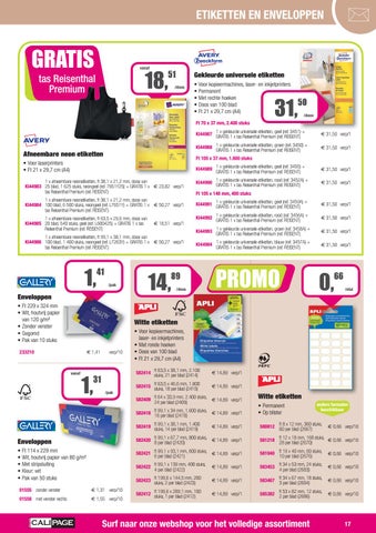 Promotie kantoorartikelen 第 17 页