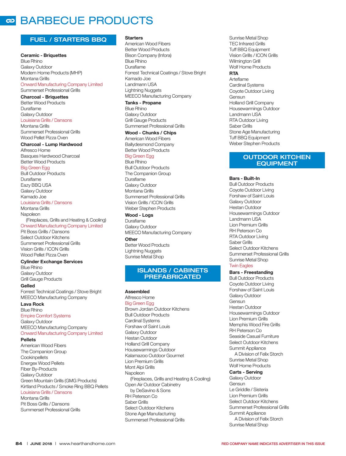 rta grill islands on Hearth Home Magazine 2018 Buyer S Guide Vebuka Com