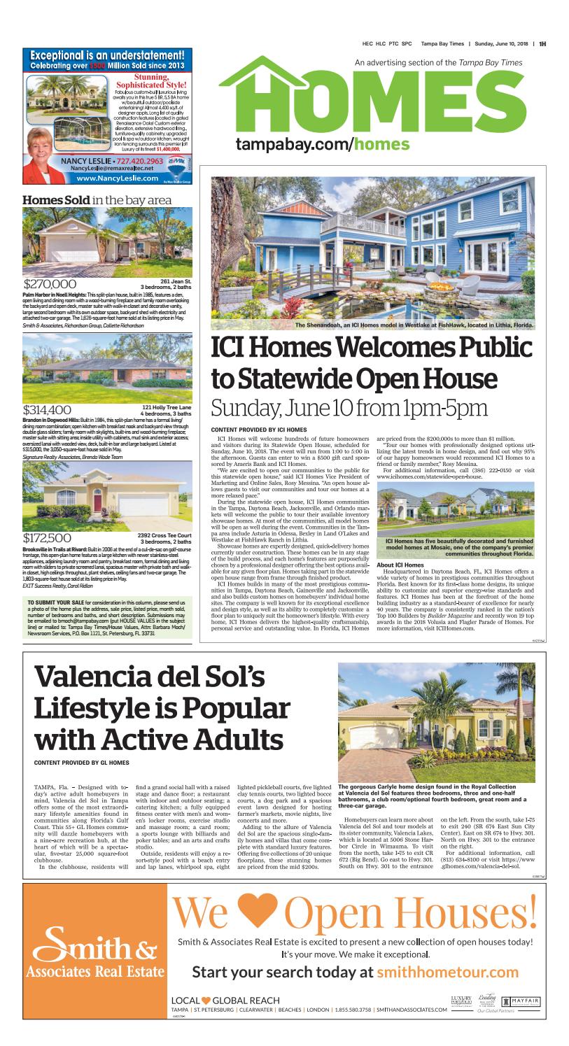 Tampa Bay Times Homes June 10 18 By Times Creative Issuu