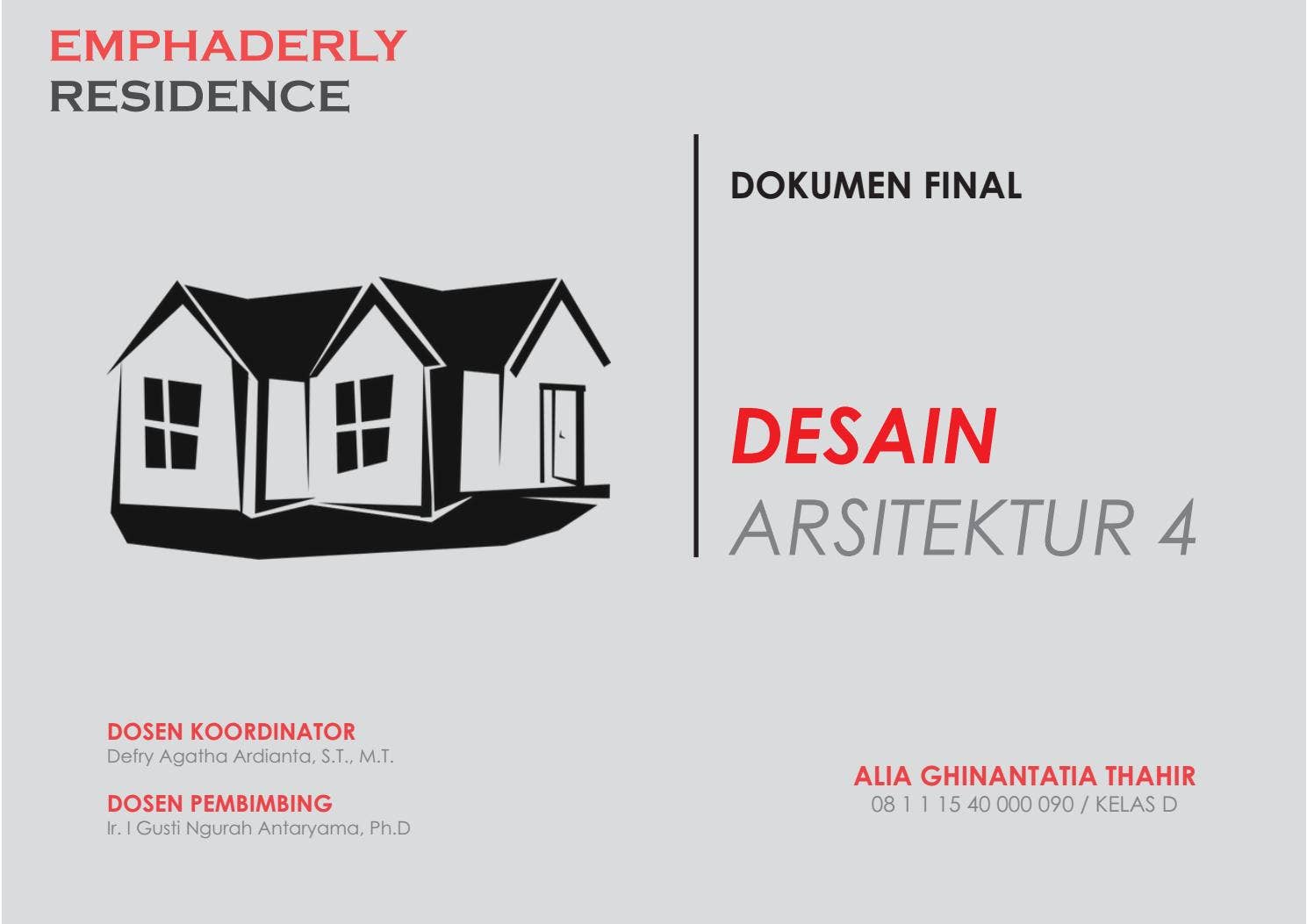 4th Architecture Design by Alia Ghinantatia - Issuu
