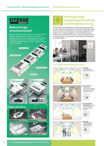 CP Electronics Corporate 灯饰手册 - 德文 版本 第 10 页
