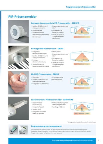 CP Electronics Corporate 灯饰手册 - 德文 版本 第 7 页