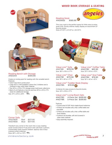 Children's Factory Library 家具手册 春季 2018 第 7 页