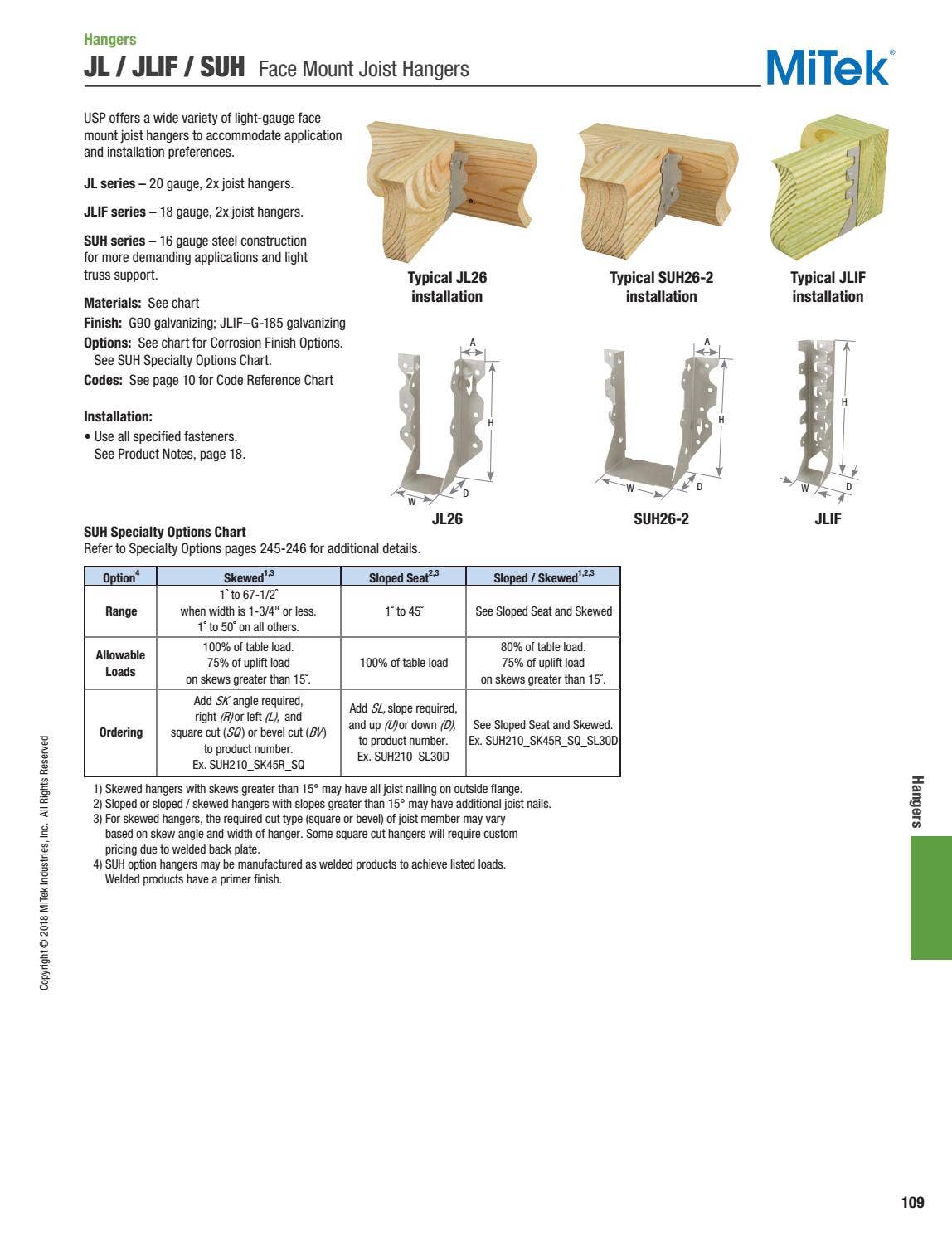 USP Structural Connectors Catalog USA by Ram Tool Construction Supply