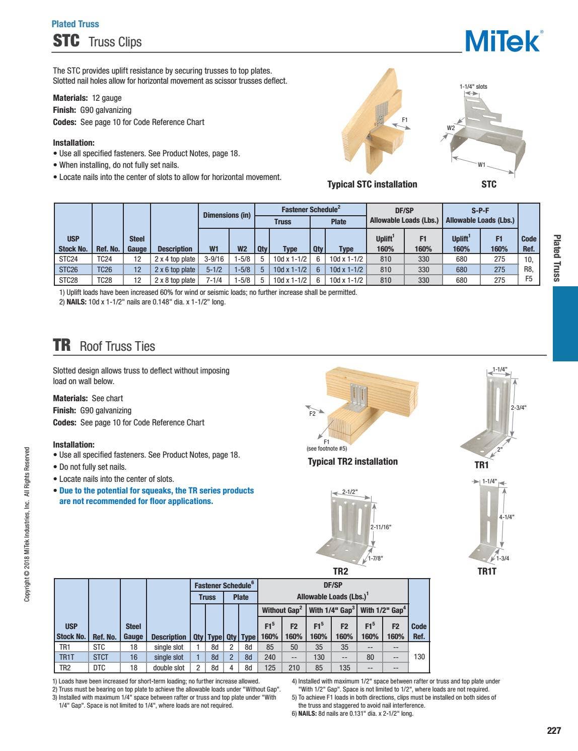 USP Structural Connectors Catalog USA by Ram Tool Construction Supply