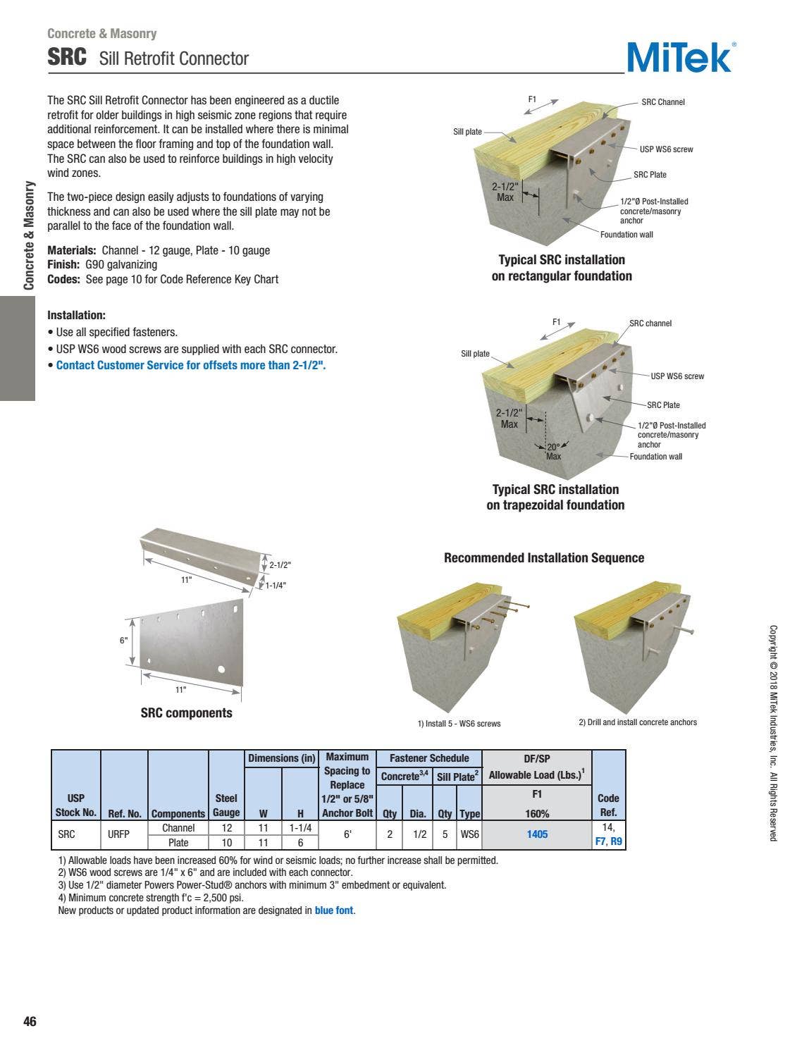 USP Structural Connectors Catalog USA by Ram Tool Construction Supply