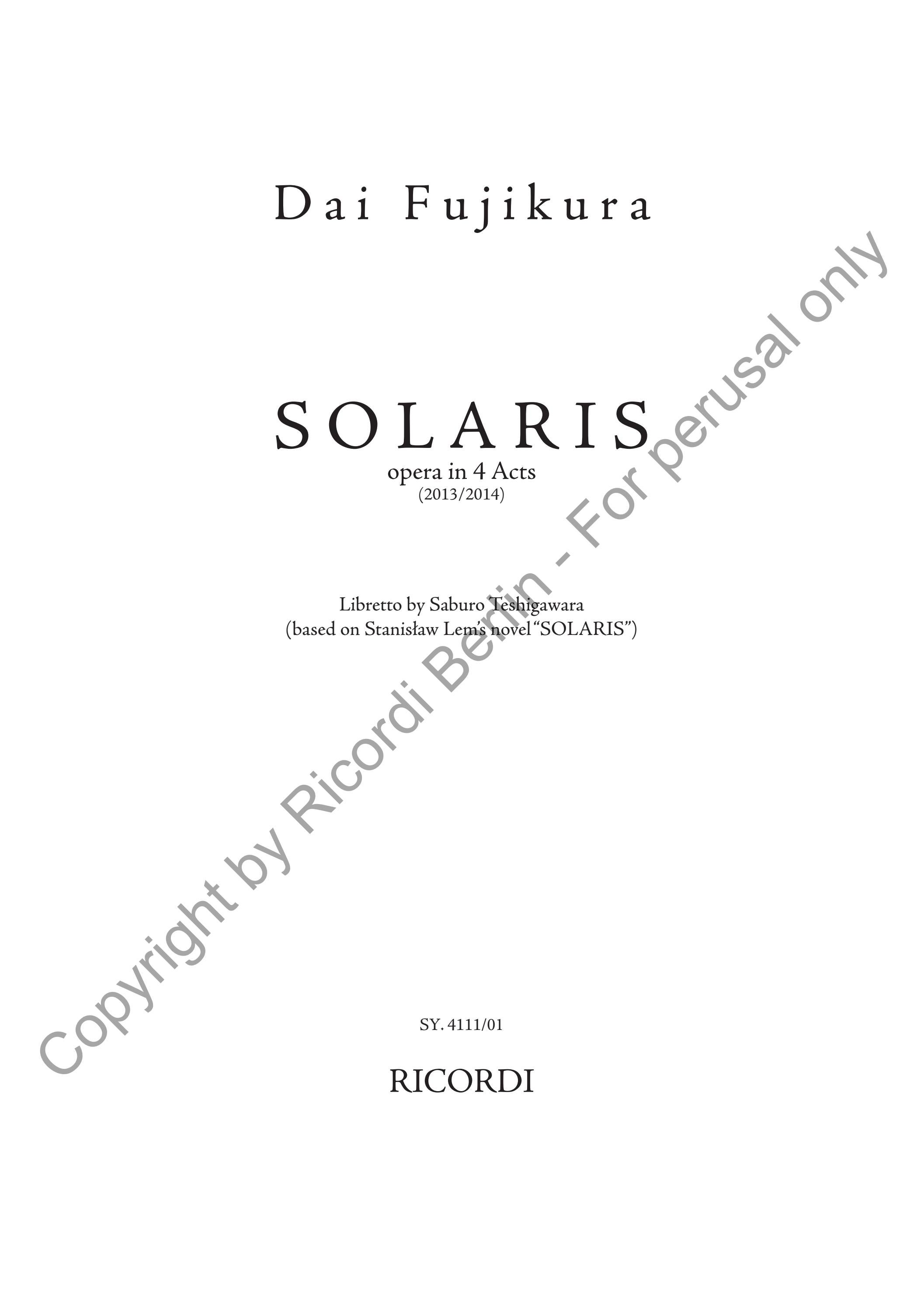 Sy 4111 01 Dai Fujikura Solaris 13 14 By Ricordi Issuu