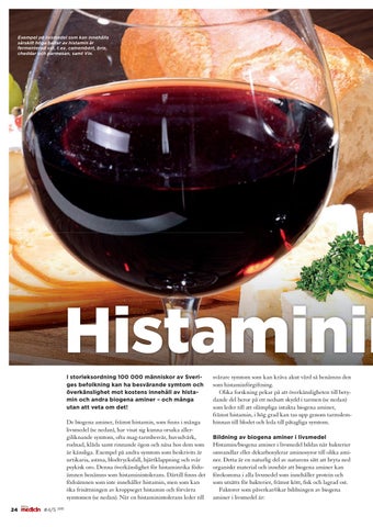 biogena aminer symtom