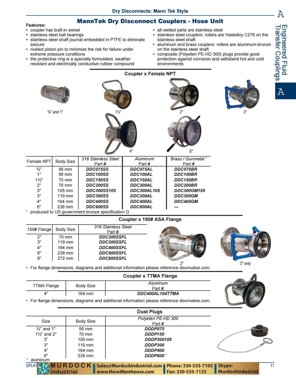 Dixon Valve and Coupling Complete PDF Catalog DPL418 2018 by Murdock