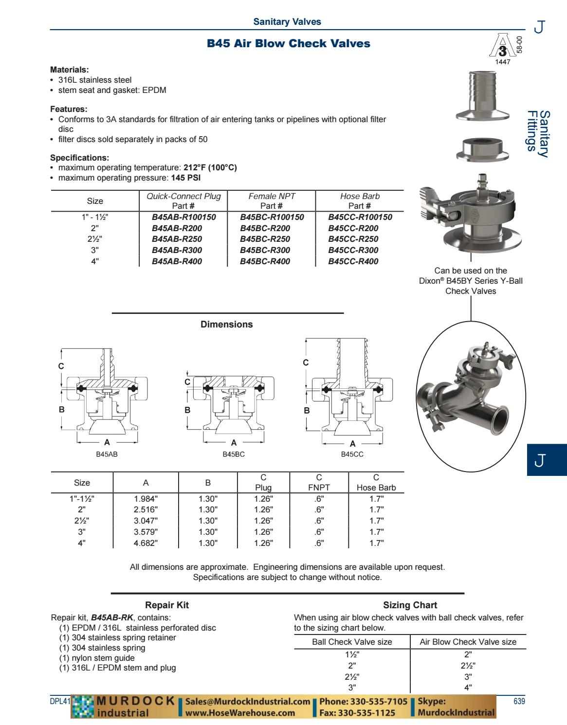 Dixon Valve and Coupling Complete PDF Catalog DPL418 2018 by Murdock
