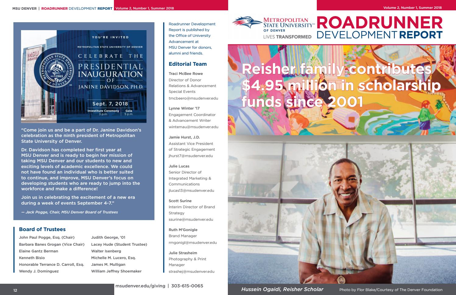 Roadrunner Development Report by Metropolitan State University of Denver -  Issuu