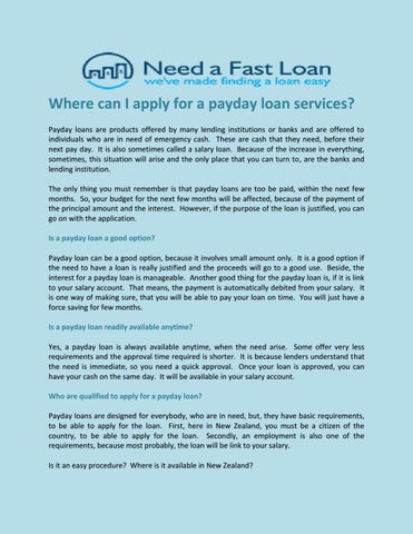 fast cash financial products with credit unit card