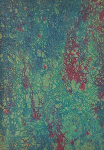 Bagley Glass Light Shade Turquoise Beautiful In Colour Pottery, Porcelain & Glass