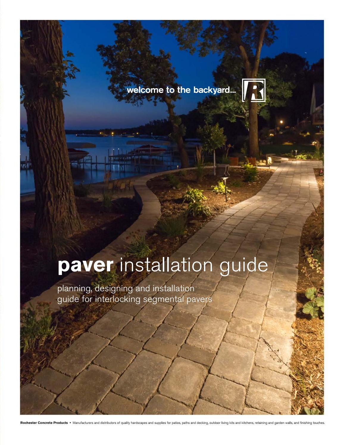 Paver Guide RCP - Paver Install Guide by Hardscapes Resource Library - Issuu