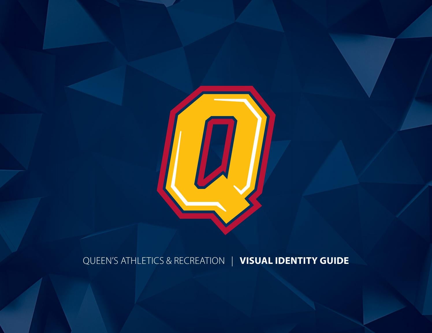 Queen's Athletics & Recreation Visual Identity Guide by Queen's Gaels