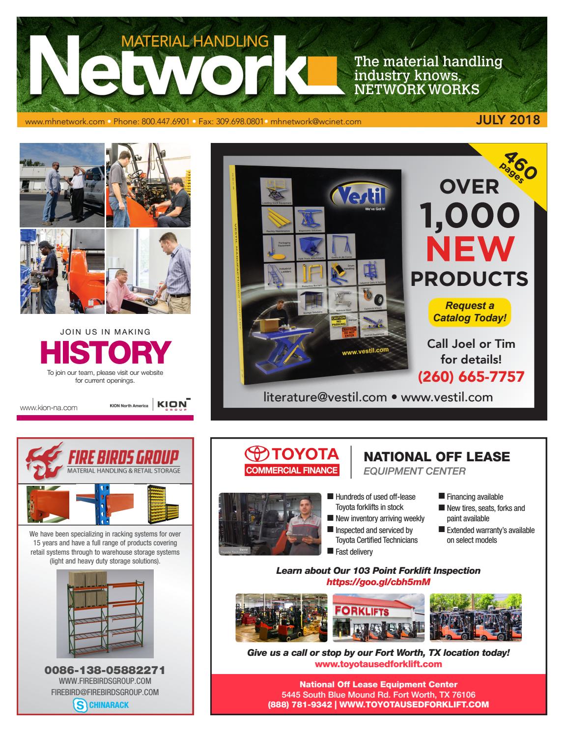 Material Handling Network July 2018 By Material Handling Network Issuu