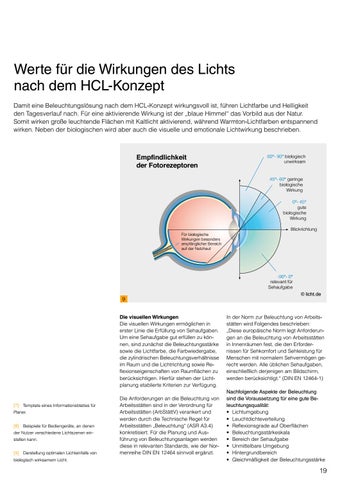 licht.wissen 21 „Leitfaden Human Centric 灯饰 (HCL)" 第 19 页
