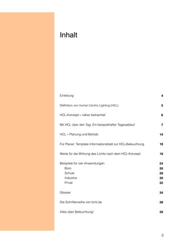 licht.wissen 21 „Leitfaden Human Centric 灯饰 (HCL)" 第 3 页