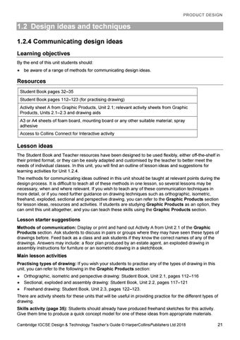 Cambridge IGCSE® Design and Technology Teacher’s Guide Preview by ...