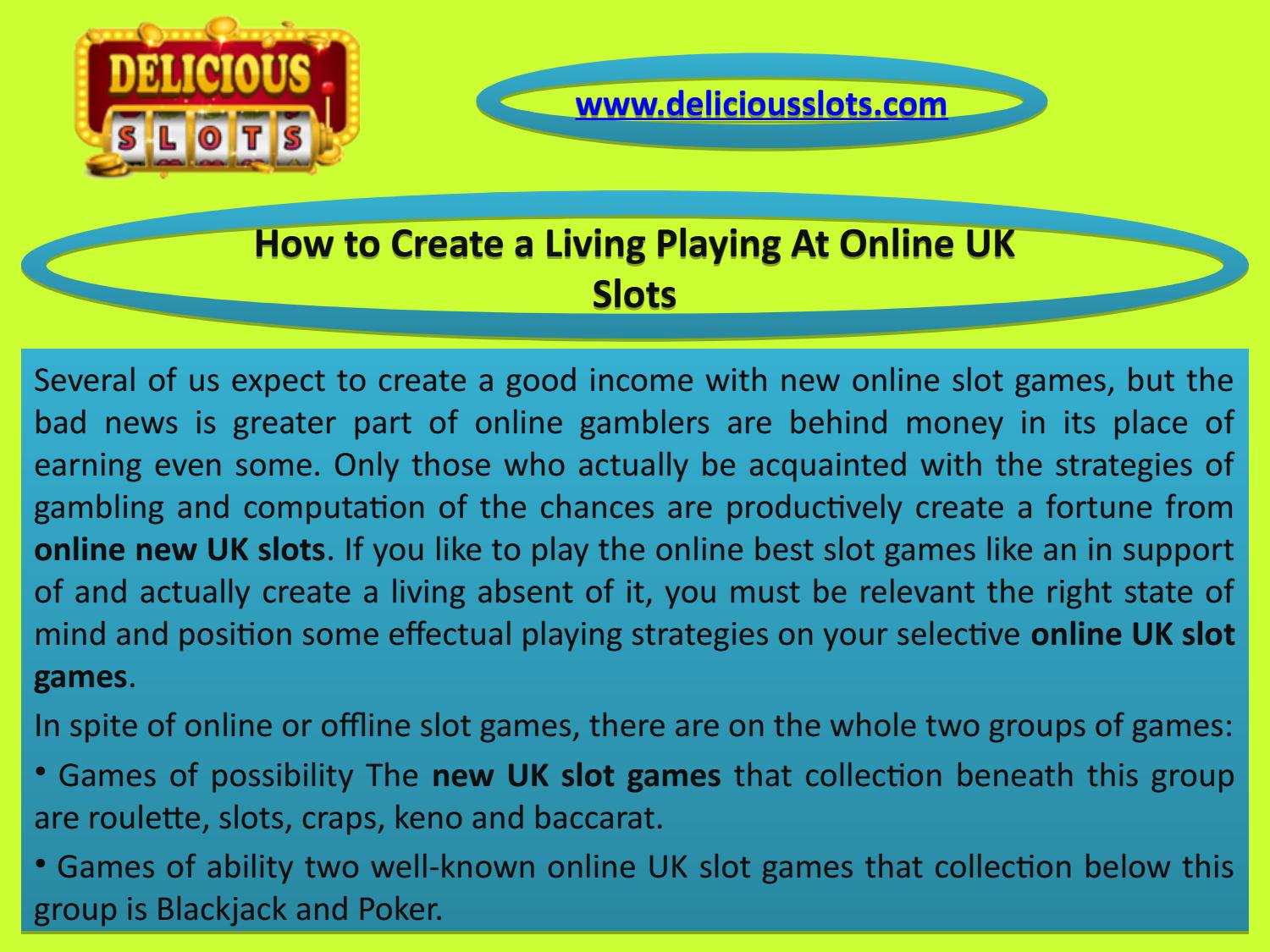 How to Create a Living Playing At Online UK Slots by Summay Sanga Issuu