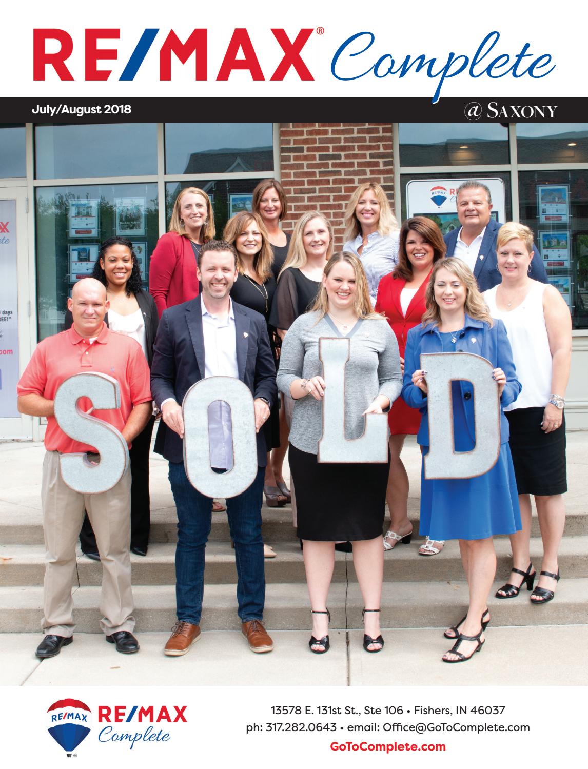 RE/MAX Complete Saxony Summer Magazine by Towne Post Network, Inc. Issuu