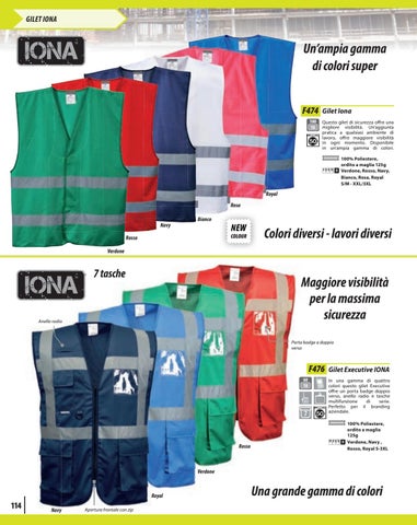 S//M Portwest F474 Gilet Iona Bianco