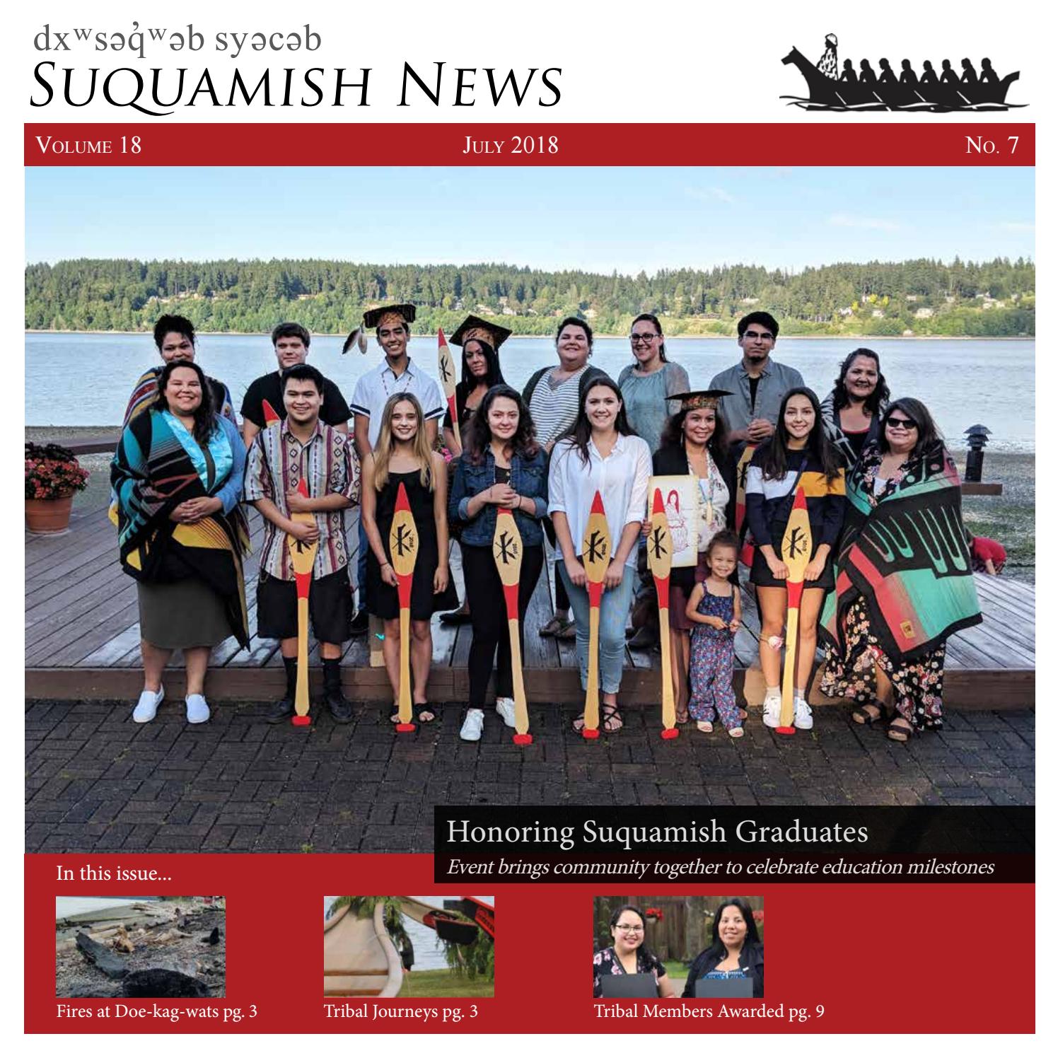 Suquamish News, July 2018 by Suquamish Tribe Issuu