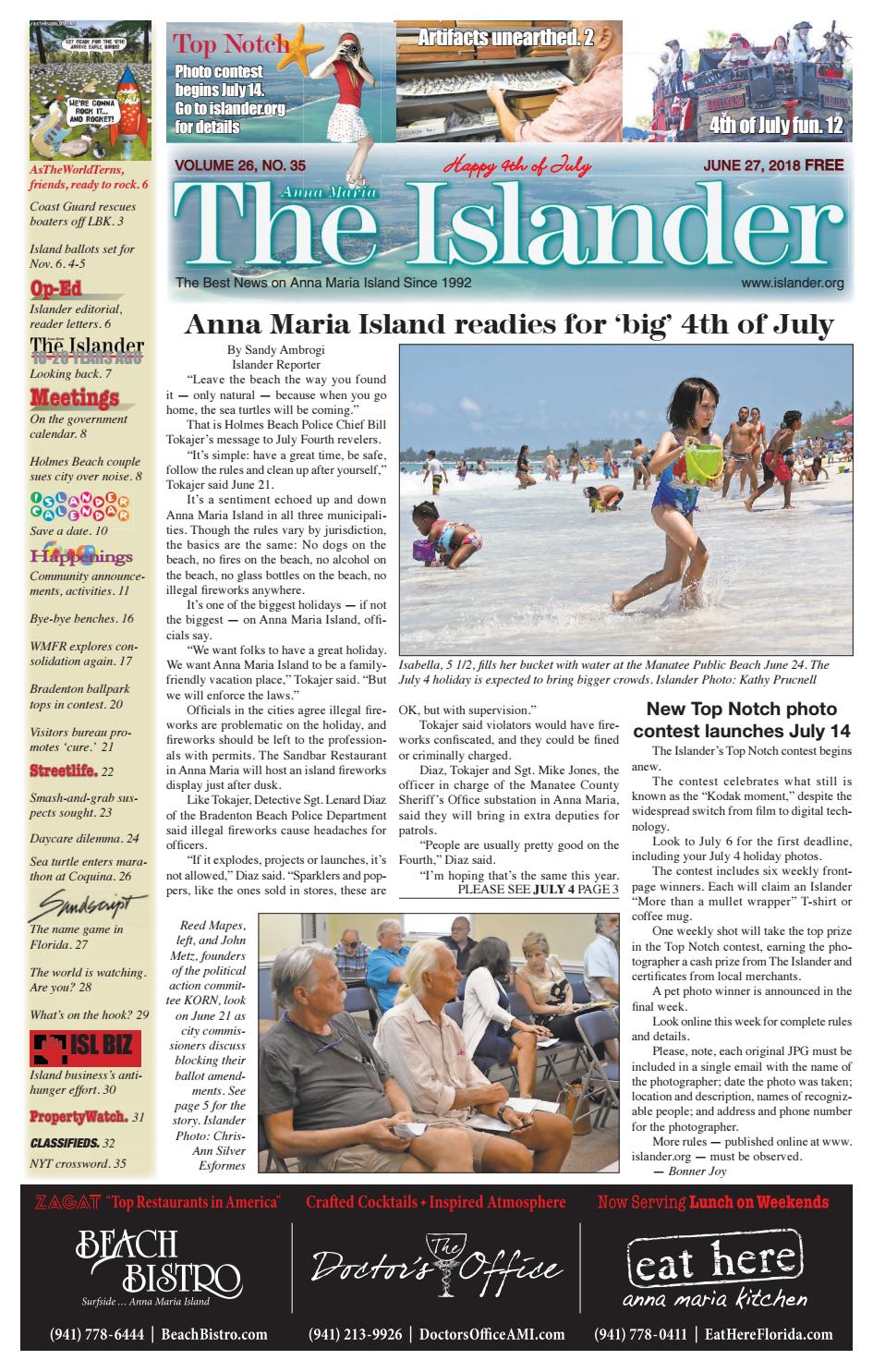The Islander Newspaper E-Edition: Wednesday, June 27, 2018 by The Anna