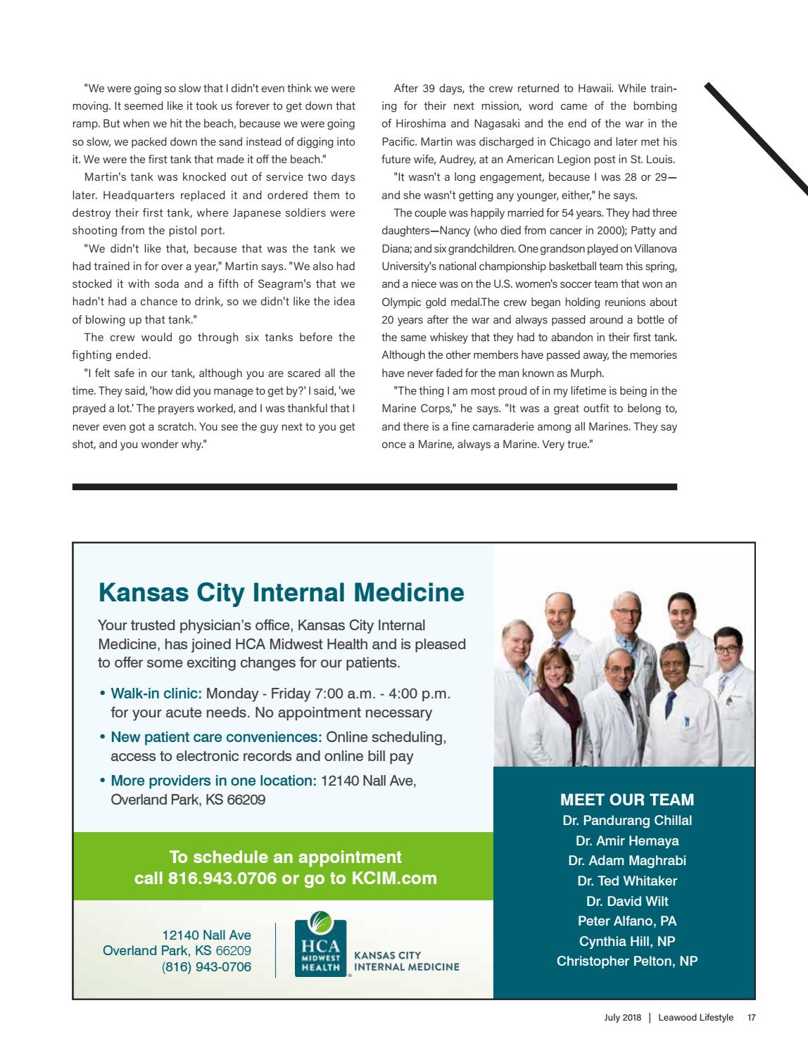 Kansas City Internal Medicine >> Leawood Ks July 2018 By Lifestyle Publications Issuu Kansas City Internal Medicine >> Leawood Ks July 2018 By Lifestyle Publications Issuu