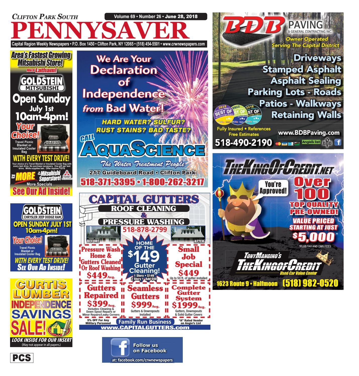 Clifton Park South Pennysaver 062818 by Capital Region Weekly Newspapers Issuu