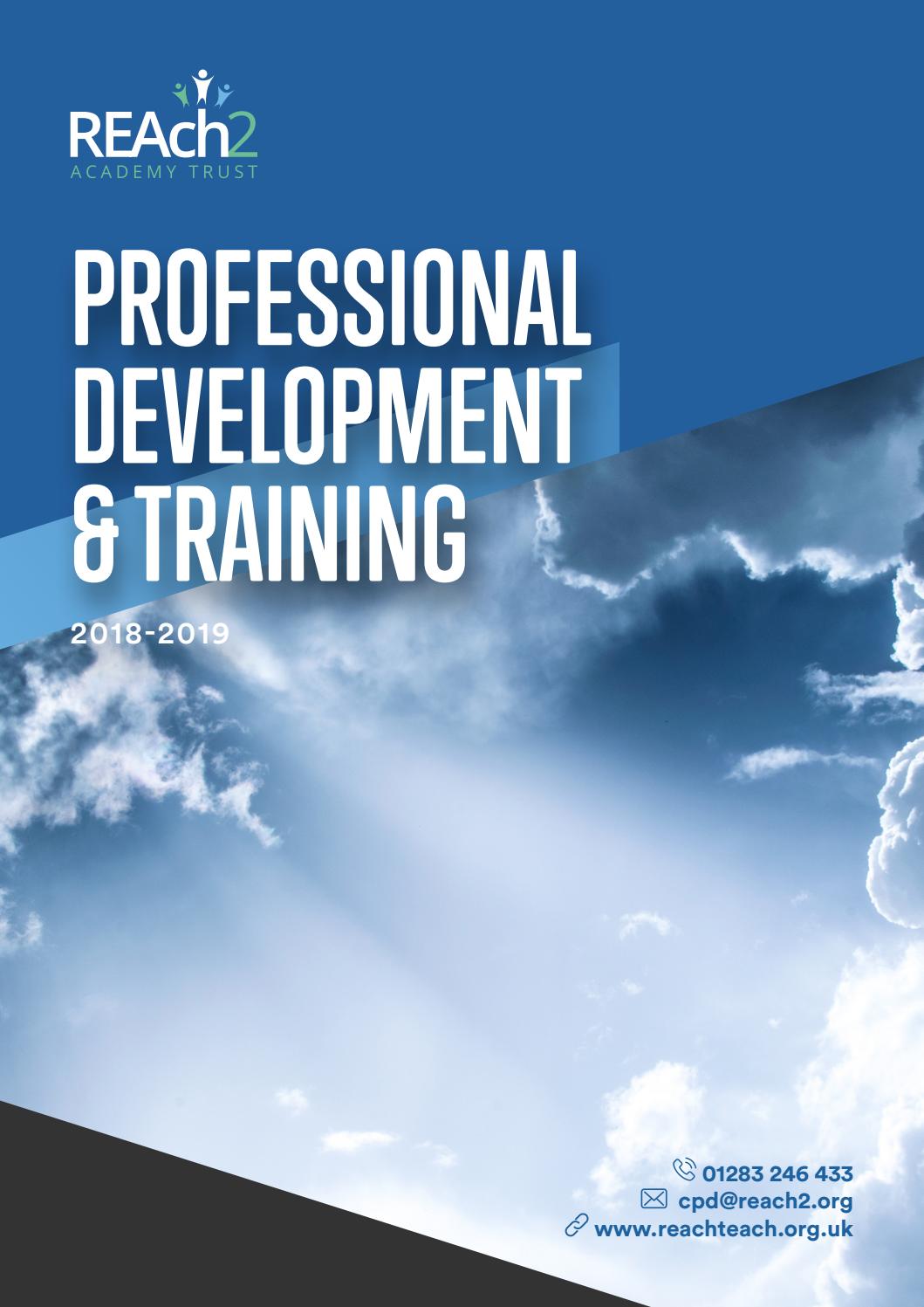Reach2 Academy Trust >> Reach2 Professional Development And Training 2018 2019 By Reach2 Academy Trust >> Reach2 Professional Development And Training 2018 2019 By