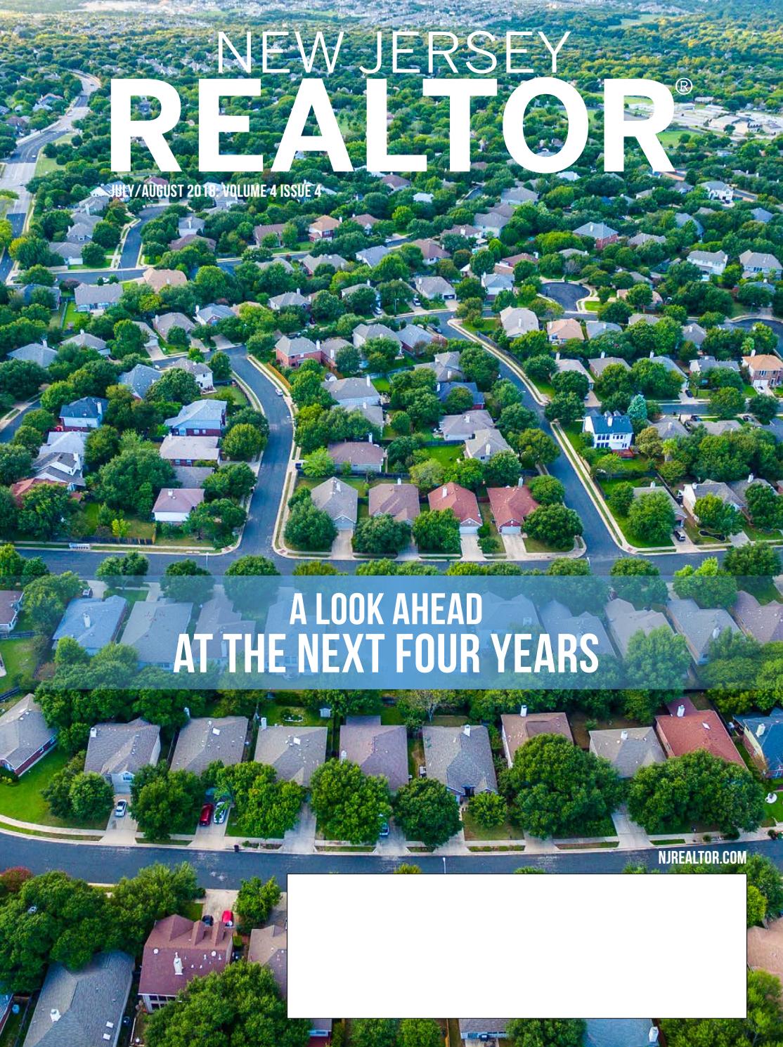 New Jersey Realtor Magazine July/August 2018 by New Jersey Realtor