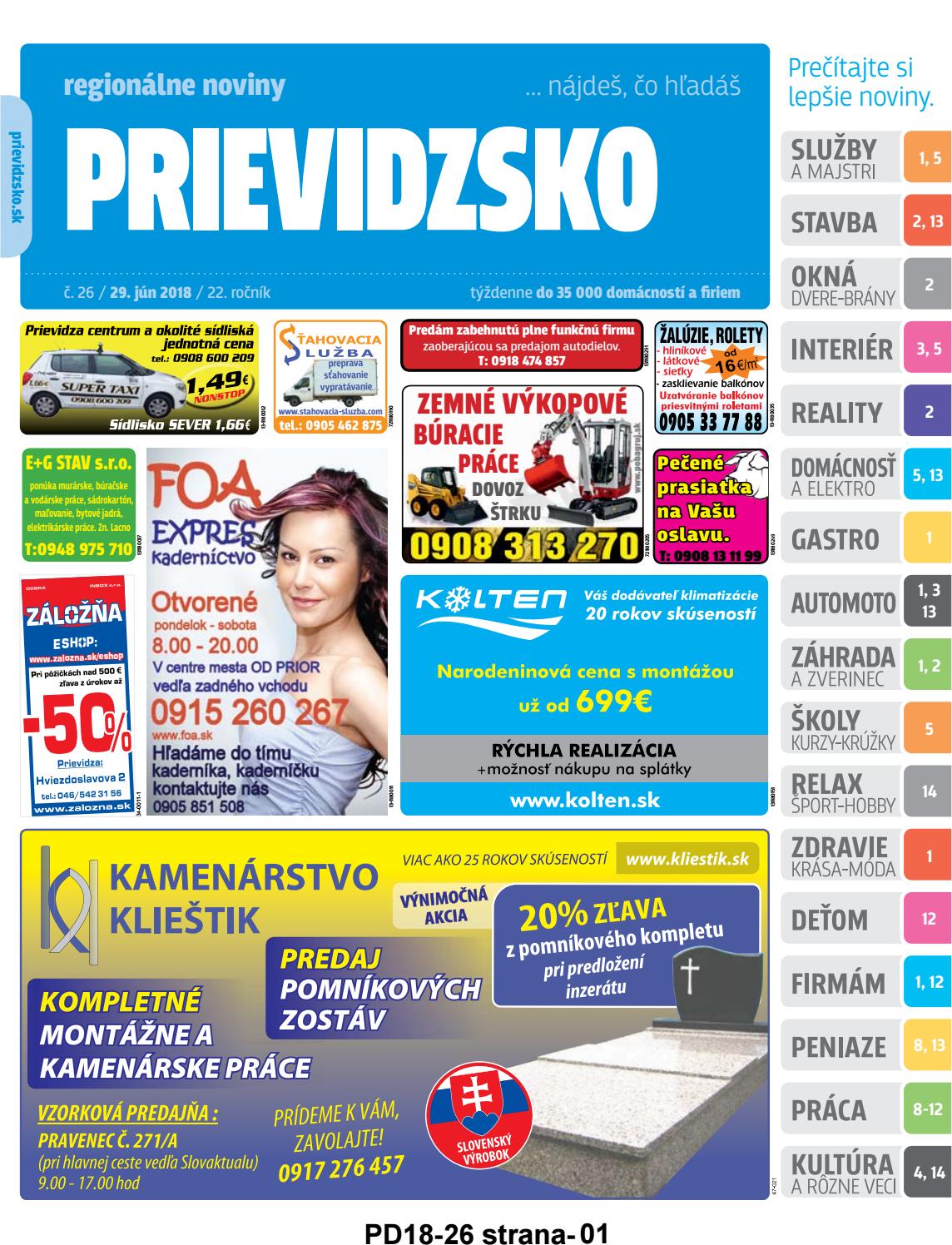 Zoznamka kraj nadol