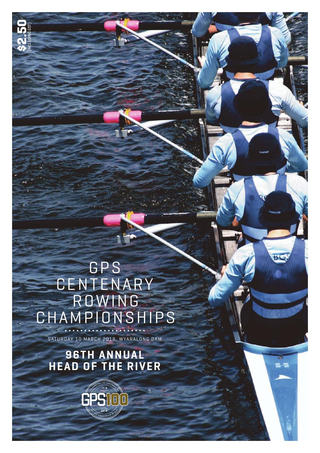 GPS Centenary Rowing Championships Official Program by The Great Public
