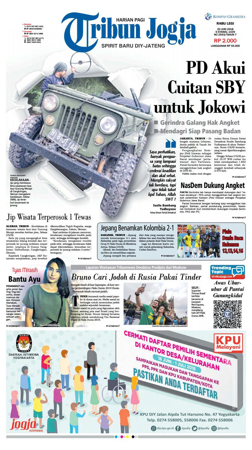 Tribunjogja 20-06-2018 by tribun jogja - Issuu
