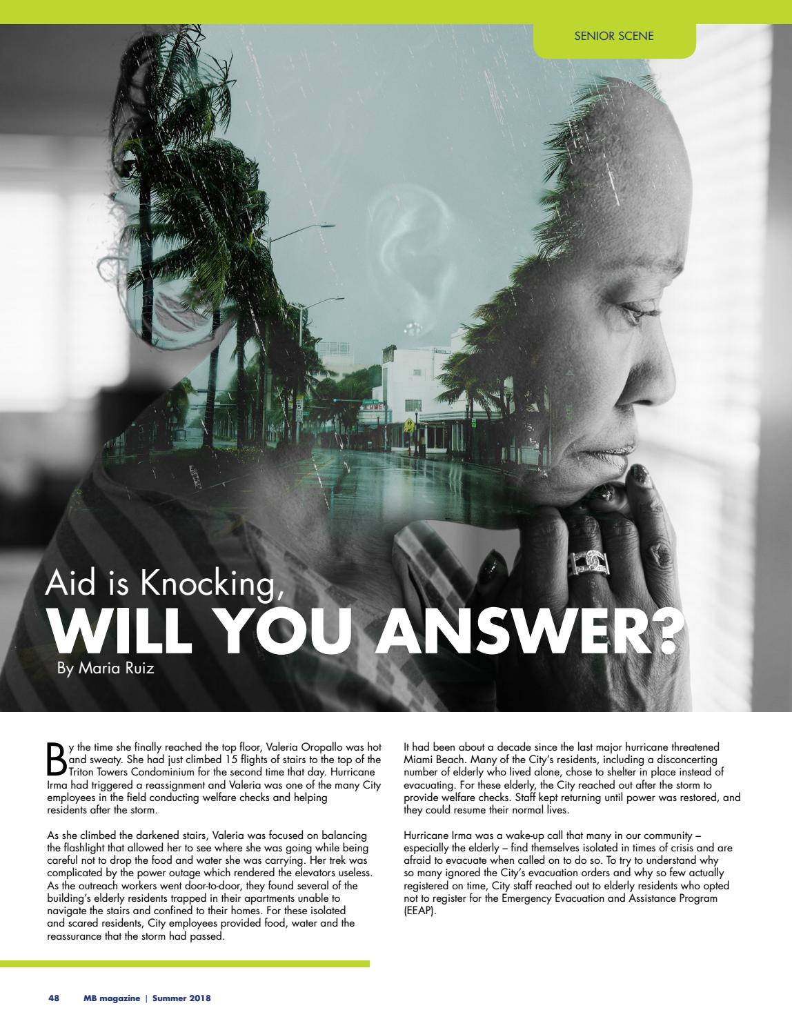 Mb Magazine Summer 2018 Vol 13 No 4 By City Of Miami Beach Issuu