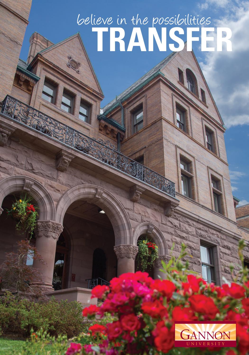 Gannon University Transfer 2018 by Gannon University Issuu