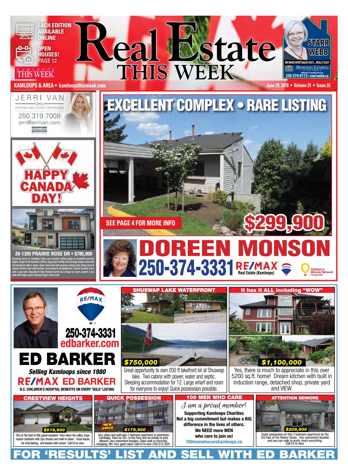 Kamloops Real Estate, June 29, 2018 by KamloopsThisWeek Issuu