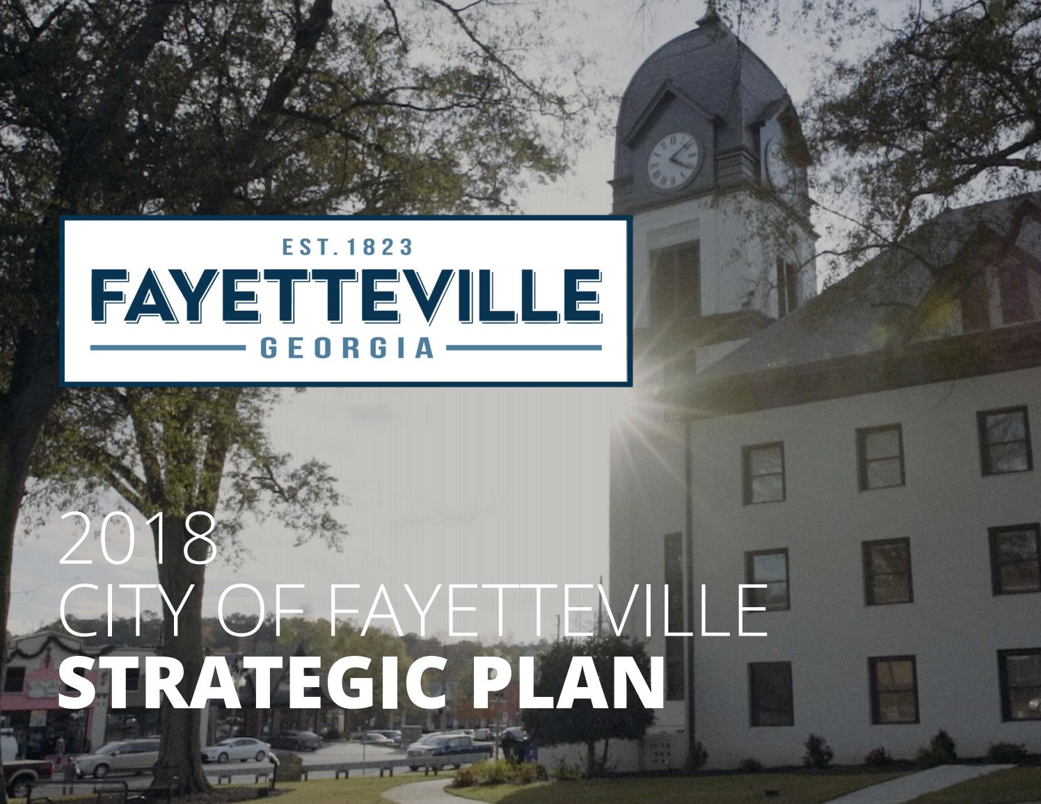 2018 fayetteville strategic plan by City of Fayetteville, Issuu
