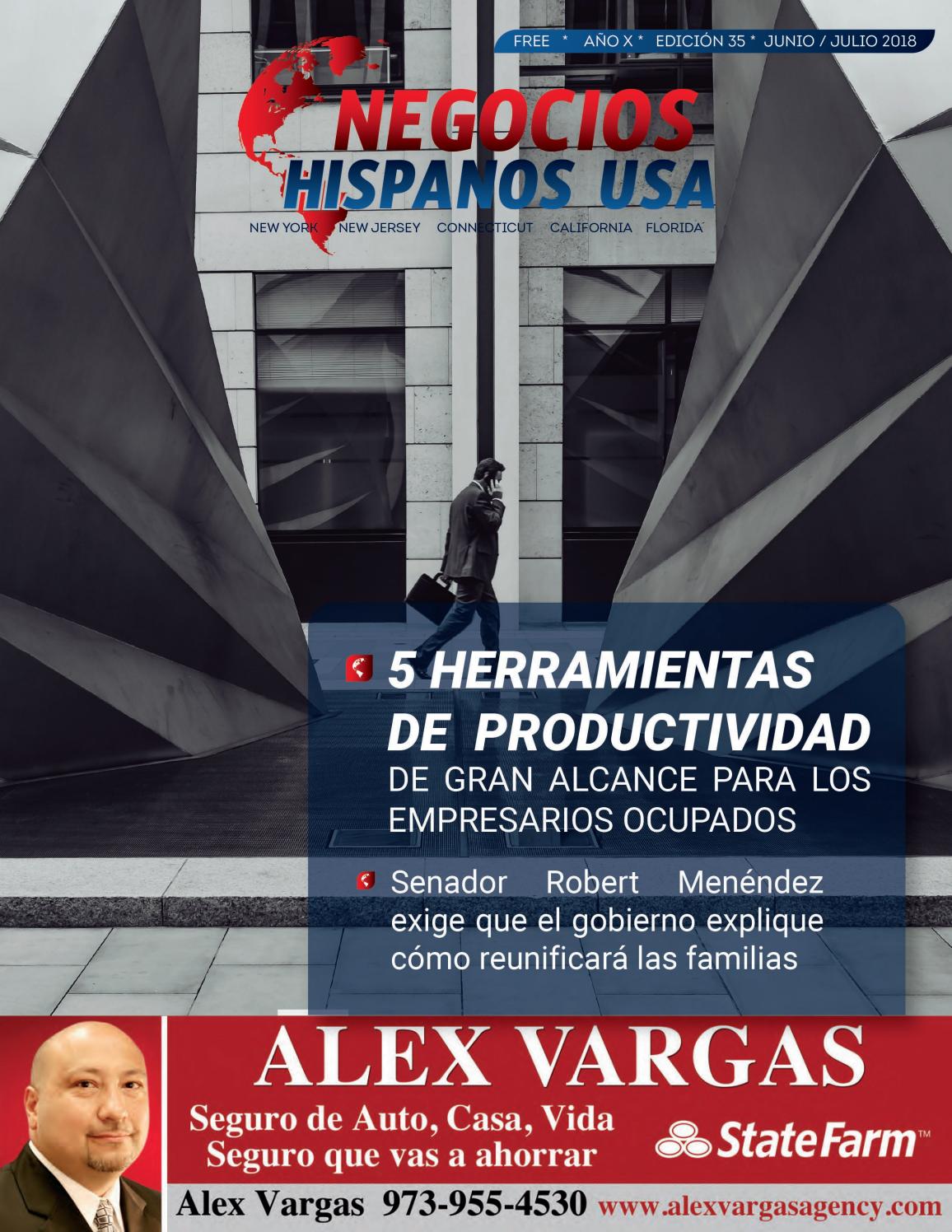 NEGOCIOS HISPANOS USA JUNEJULY 2018 by NEGOCIOS HISPANOS USA MAGAZINE Issuu