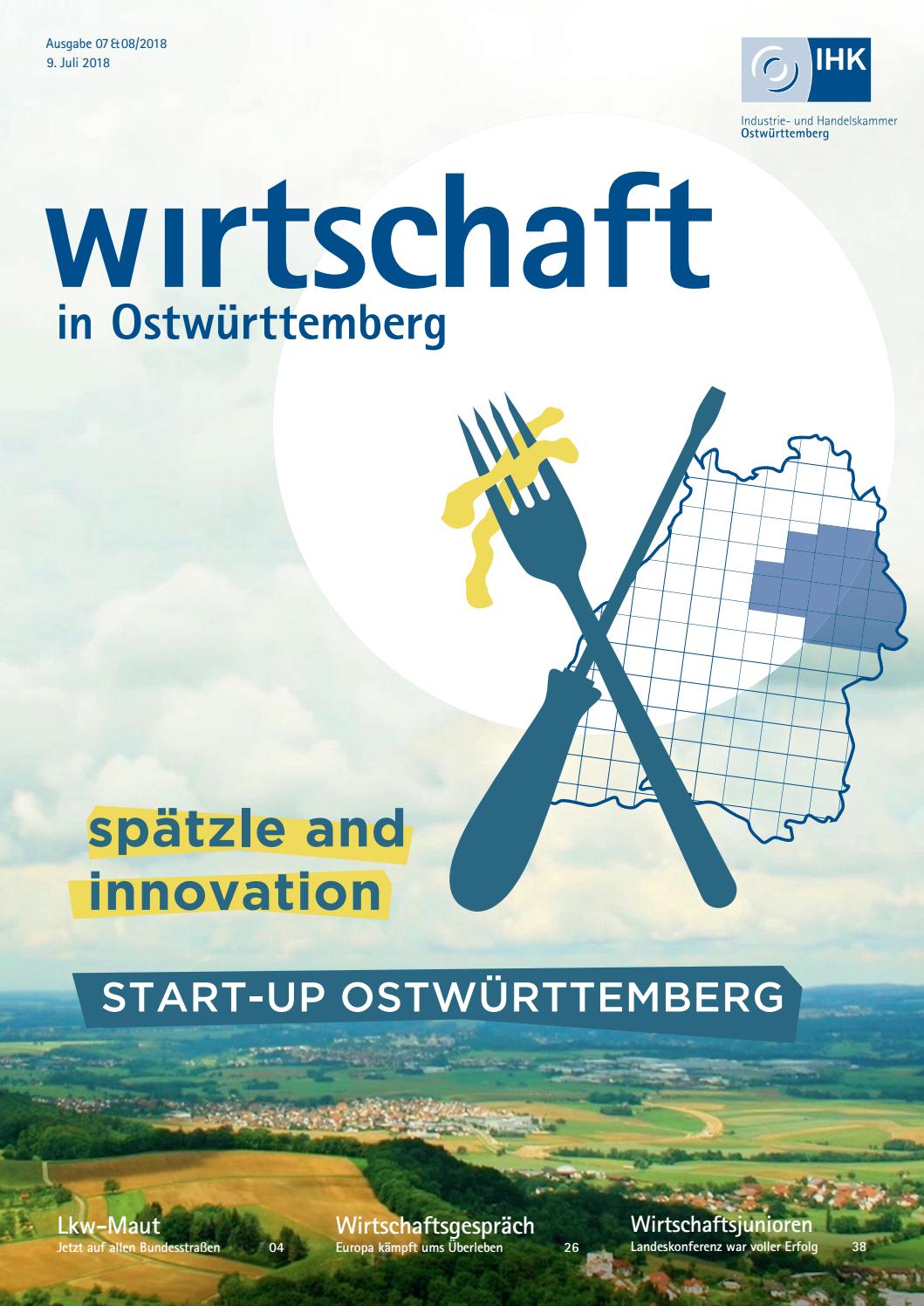 Wirtschaft In Ostwurttemberg Juli 2018 By Medienwerkstatt Ostalb