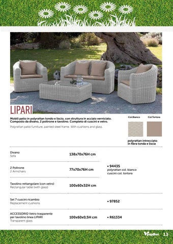 Oggiweb Srl 家具目录 · Catalogo 家具 Giardino 第 13 页